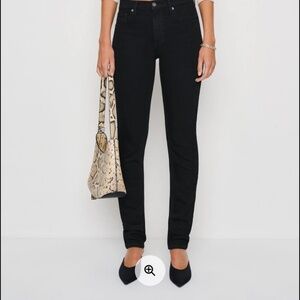 Christina Mid Rise Super Stretch Skinny Jeans
